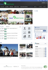 서울글로벌센터 중문 인증 화면