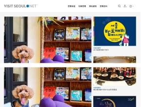 서울관광 중문번체 인증 화면