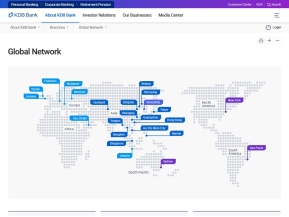 KDB산업은행 Global Micro 인증 화면