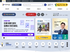 부여군청 인증 화면