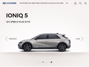 현대닷컴 인증 화면